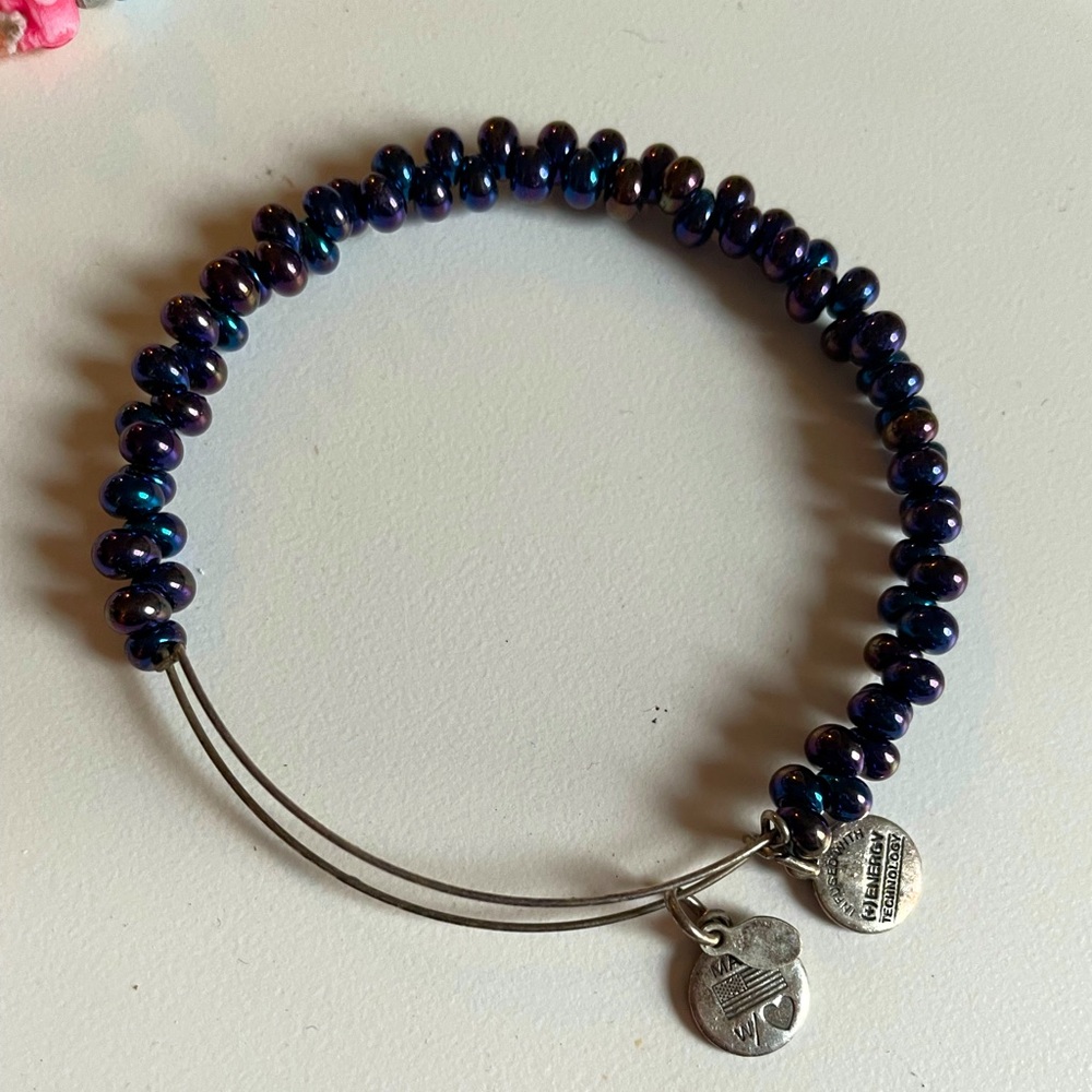 Alex and Ani Blue and Purple Bracelet